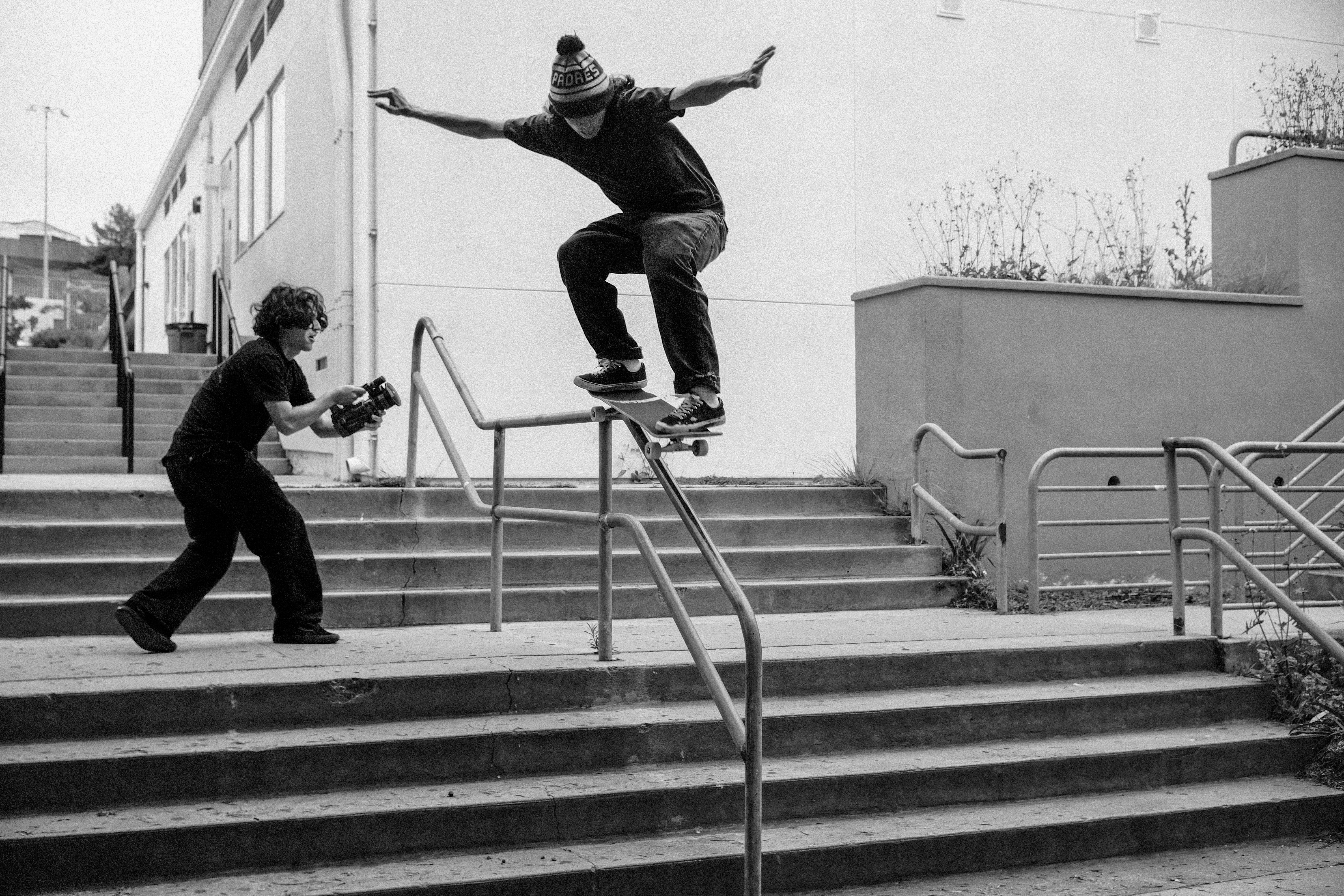 skating man.